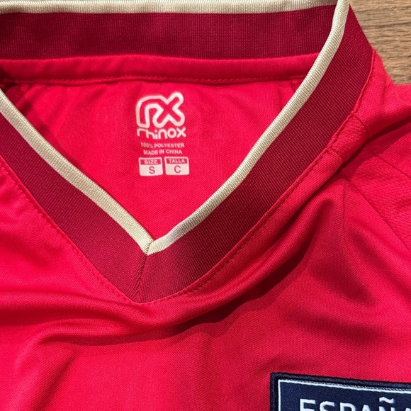 Red España Futbol Soccer Jersey Sz S - Picture 2 of 2